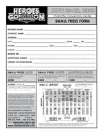 Click Here To Download the Small Press Form!